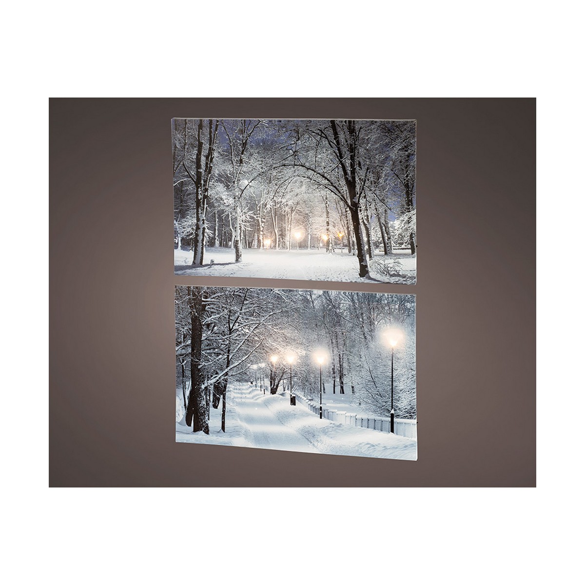 Obraz s LED Lumineo 58 X 38 X 1,5 CM